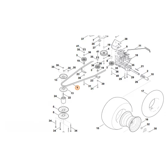 STIHL  Pasek klinowy 6170 704 2120